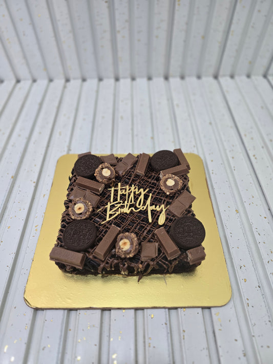 Nutella Overload Walnut Brownie